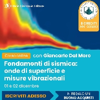 WEBINAR: Onde di superficie e misure vibrazionali: applicazioni avanzate, 8 crediti APC e buono acquisto libri